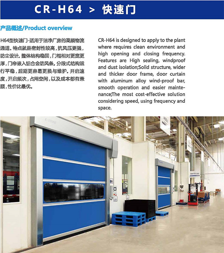 CR-H64 fast door